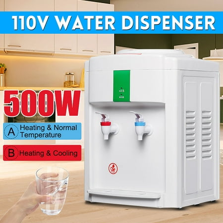 110V Water Cooler Table Top Household Mini Warm And Cold Hot Water Dispenser