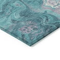 thumbnail image 4 of Addison Rugs Chantille Indoor/Outdoor Transitional Abstract Teal Washable Rectangle Rug, 2'6" x 3'10", 4 of 6