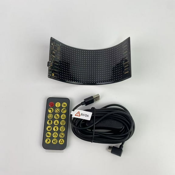 Zovoreminder Electronic digital signboards,Full Colour LED Signs,Programmable LED Sign,Bluetooth APP Control,Custom Text, Patterns, Animations for Car Business Store Signs