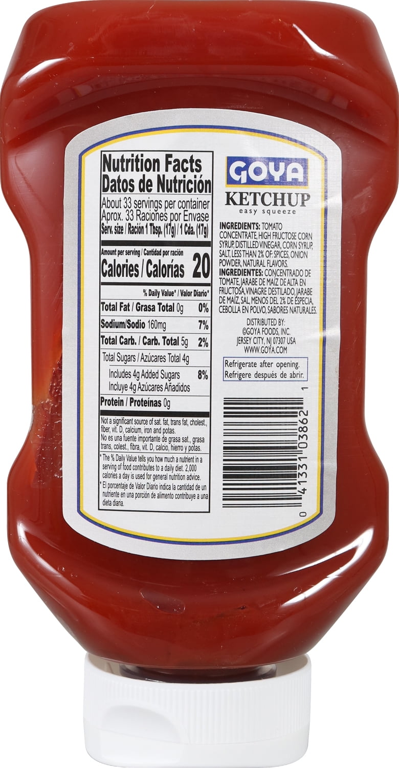 Goya Tomato Ketchup, 20 oz - Walmart.com, image size:780x1500