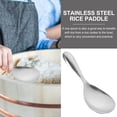 thumbnail image 2 of Stainless Steel Rice Paddle Metal Rice Spoon Rice Scoop Spatula for Kitchen Home Restaurant, 2 of 9