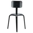 thumbnail image 5 of SAFAVIEH Luella Stackable Dining Chair, Black, Set of 2 (21.7 in. W x 22.6 in. D x 32.9 in. H), 5 of 13