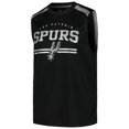 thumbnail image 2 of Men's Fanatics Black San Antonio Spurs Birdseye Muscle Tank Top, 2 of 3