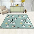 thumbnail image 3 of SKYSONIC Seamless Penguin Pattern Area Rug Carpet 60x48 inch Light Weight Polyester for Living Bedroom, 3 of 6