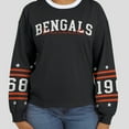 thumbnail image 6 of Women's WEAR by Erin Andrews  Black Cincinnati Bengals Sport Long-Sleeve T-Shirt, 6 of 6