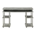 thumbnail image 6 of Convenience Concepts Designs2Go 30" Tall No Tools Student Desk with Shelves, Faux Birch, 6 of 9