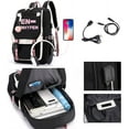 thumbnail image 4 of Kpop ENHYPEN School Backpack Merchandise, ENHYPEN Book Bag Casual Backpack, Black, 4 of 6
