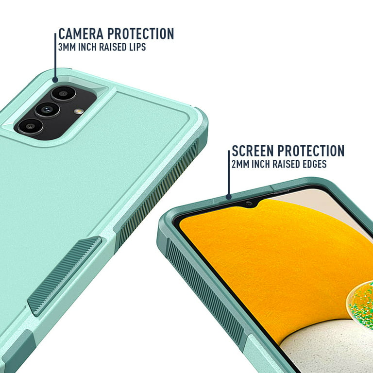 NIFFPD Galaxy A23 5G Case, Samsung A23 5G Case, Shockproof Drop protection  Cover Phone Case for Samsung Galaxy A23 5G Light Green