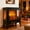 21"Black, variant on 15" Electric Fireplace, Fireplace Heater w/Realistic Flame, Remote, Timer, Freestanding Fireplace w/Adjustable Brightness, Thermostat, Overheating Protection, 1500W, Blue