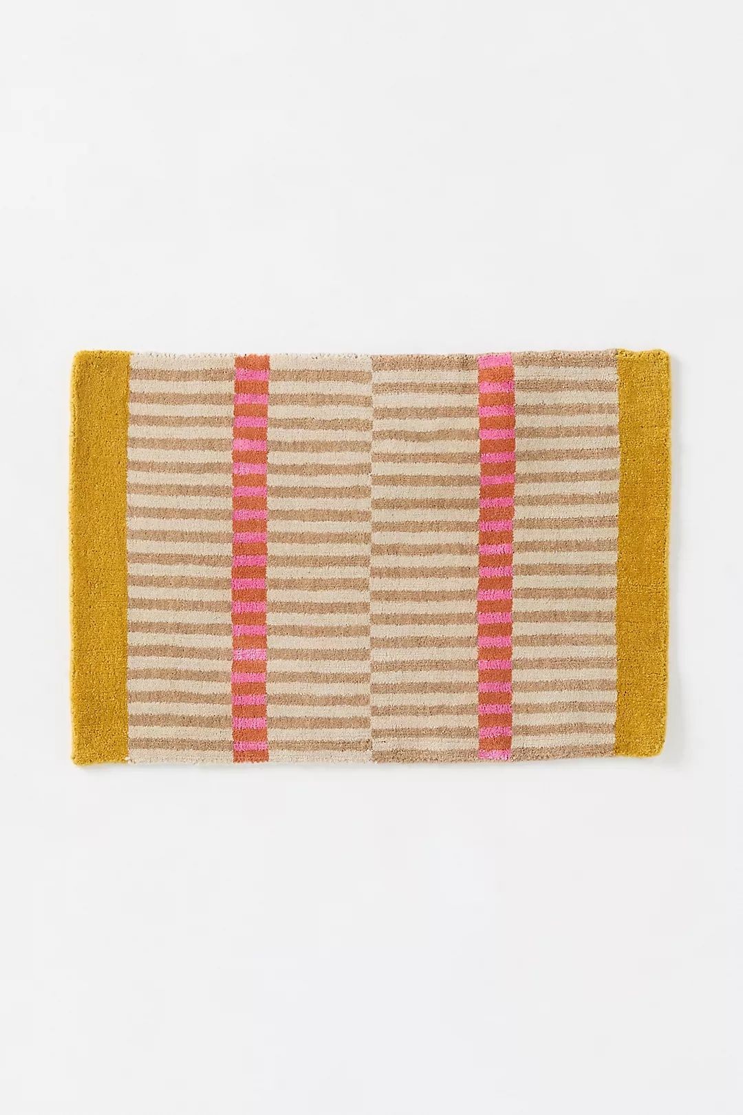 Homee Hand-Loomed Wool and Jute Blend Geometric Striped Rug Woollen Rugs Available In All Sizes 5x8 ft 6x9 ft 8x10 ft
