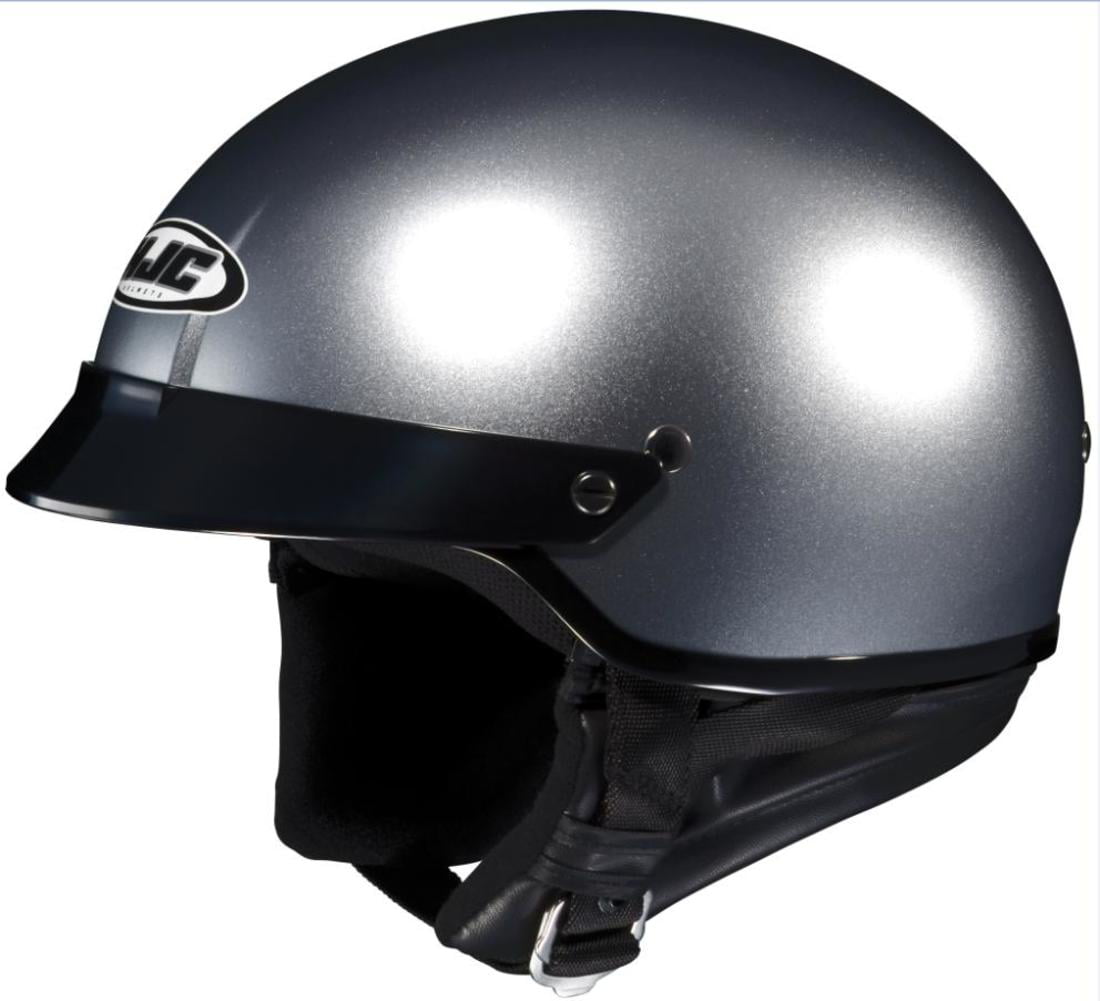 Model 28 MMG Helmets Open Face Pilot Style Integrated Flip Up Visor DOT 