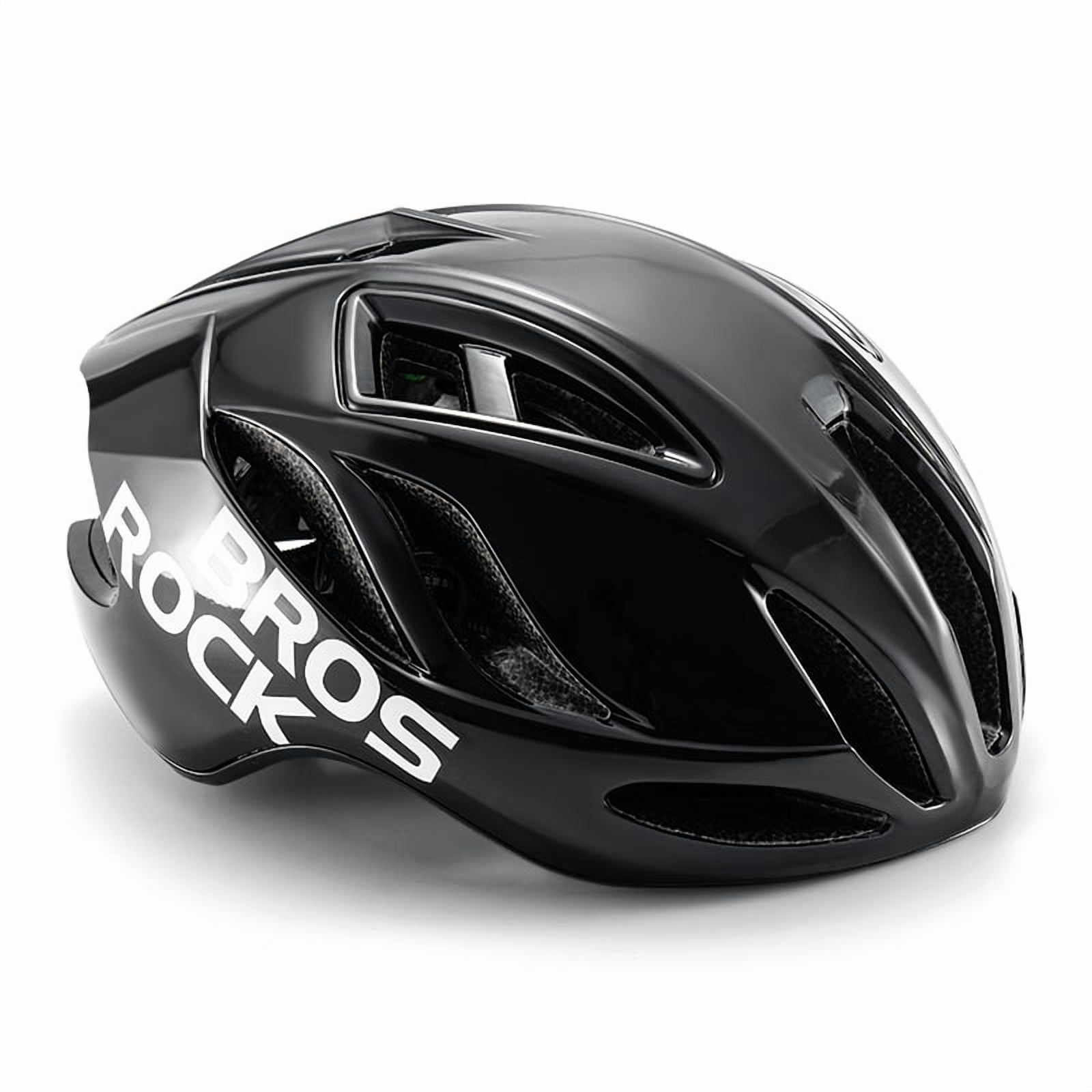 ROCKBROS Bicycle Helmet Nicolas Frantz Series Cycling Helemts Lightweight Thickened EPS Cushioning/Detachable Liner/Adjustable Head Circumference Safety Speed Ride for Moutain Bike MTB & Road Bike