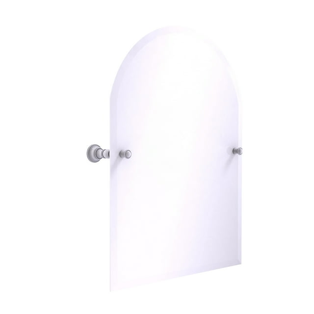 Miroir Inclinable Sans Cadre à Sommet Arqué de la Collection Carolina avec Bord Biseauté