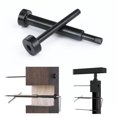 thumbnail image 1 of [Patente] Muzata 40 Pares De Kit De Barandilla De Cable Invisible Negro Tensor Estampado De 1/8"" Y Terminal Oculto De Acero Inoxidable T316 Para Escaleras De Cubierta De Poste De Metal De Madera De 2, 1 of 5