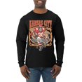 thumbnail image 1 of Wild Bobby,Kansas City Fan KC Fantasy Football Sports, Mens Long Sleeve Shirt, Black, Small, 1 of 3