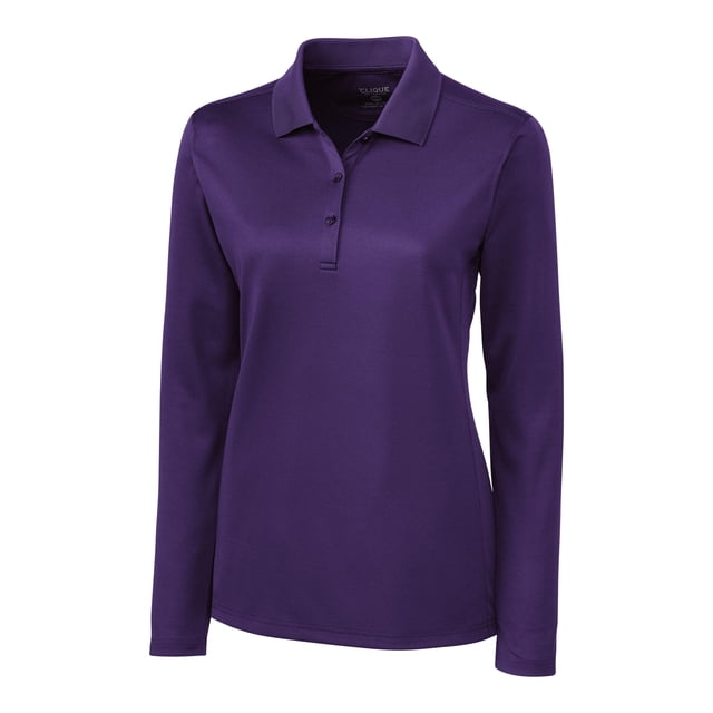 Clique L/S Ice Lady Pique Polo Shirt