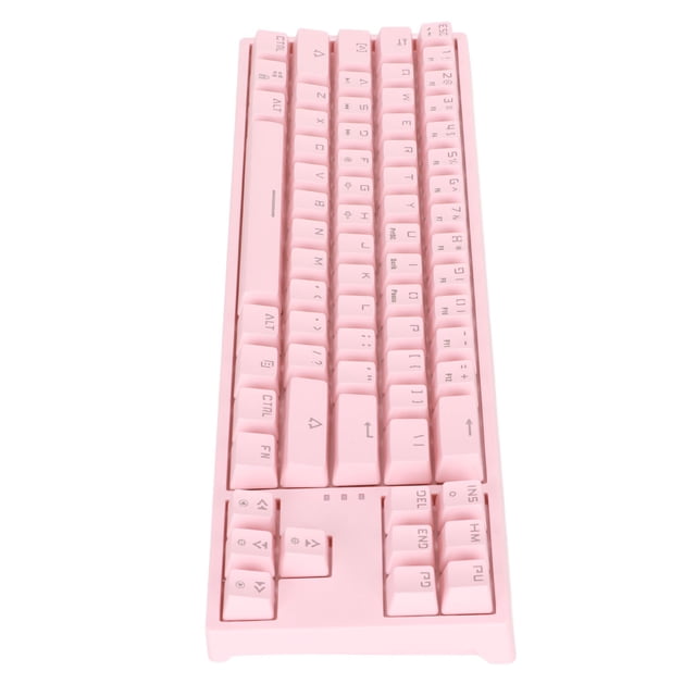 Fyydes Type C Keyboard,Mechanical Keyboard,Mechanical Keyboard 71 Keys Blue Switch RGB Backlight Side Light Strip Type C Gaming Keyboard for Gaming
