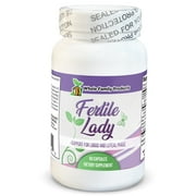 Fertile Lady - 60 Capsules - Herbal Fertility Supplement for Women - Luteal Phase Support - Whole Family Products