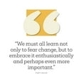 thumbnail image 2 of ArtsyQuotes 26x26 Black Ornate Wood Framed with Double Matting Museum Art Print Titled - Tony Hsieh Quote: Fear Change, 2 of 4