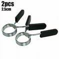 thumbnail image 1 of 1paire Collier à Ressort pour Haltère 25mm Clips Poids Entraînement Physique Accessoires, 1 of 8