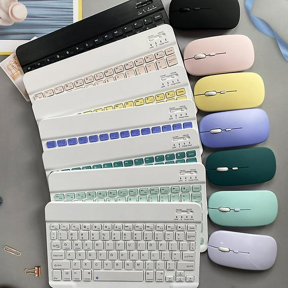 Wireless Mouse Wireless Keyboard Mini Bluetooth Keyboard English Keyboard for Tablet IOS Android IPhone Ipad Keyboard