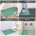 thumbnail image 3 of Cute Orange Blue Door Mat for Indoor, Welcome Door Mats Front Entrance Rug, Non-Slip Bathroom kitchen Rugs for Inside Floor, Small Rug Dog Door Mat 20X31.5 Inch, 3 of 5