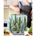 thumbnail image 2 of Green Cactus Stand Mixer Dust Cover with Storage Pocket & Handles, Watercolor Summer Botanical Blue Fits All Tilt Head & Bowl Lift Kitchen Appliance Cover Organizer Bag Accessories, 4.5-5 Quart, 2 of 6