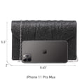 thumbnail image 7 of Dasein Women's Evening Pleated Envelope Clutch Handbag Wedding Party, 7 of 7