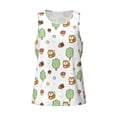 thumbnail image 4 of Xecao Tree Squirrel Men's Tank Top Workout Quick Dry Sleeveless Gym Jogging Muscle Shirts Summer Swim Beach Tops, 4 of 9