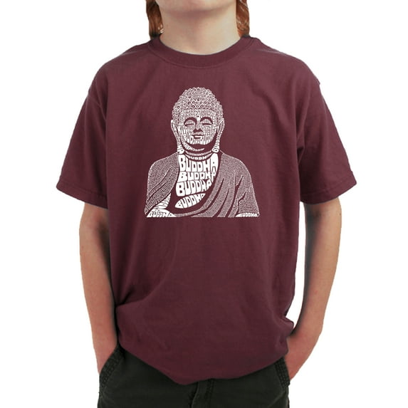Boy's Word Art T-shirt - Buddha
