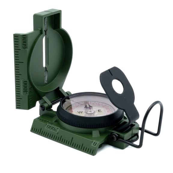Brunton Model 94 Advanced Lensatic Compass, Military Grade, Phosphorescent, Aluminum Body, Made in USA