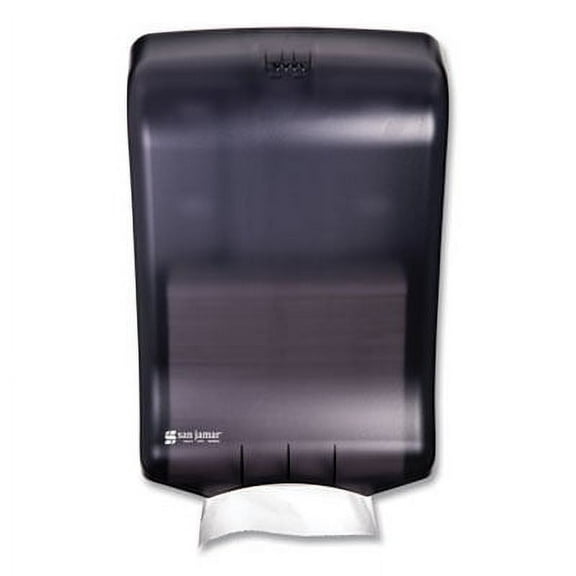 San Jamar Ultrafold Multifold/C-Fold Towel Dispenser, Classic, 11.75 x 6.25 x 18, Black Pearl, Each