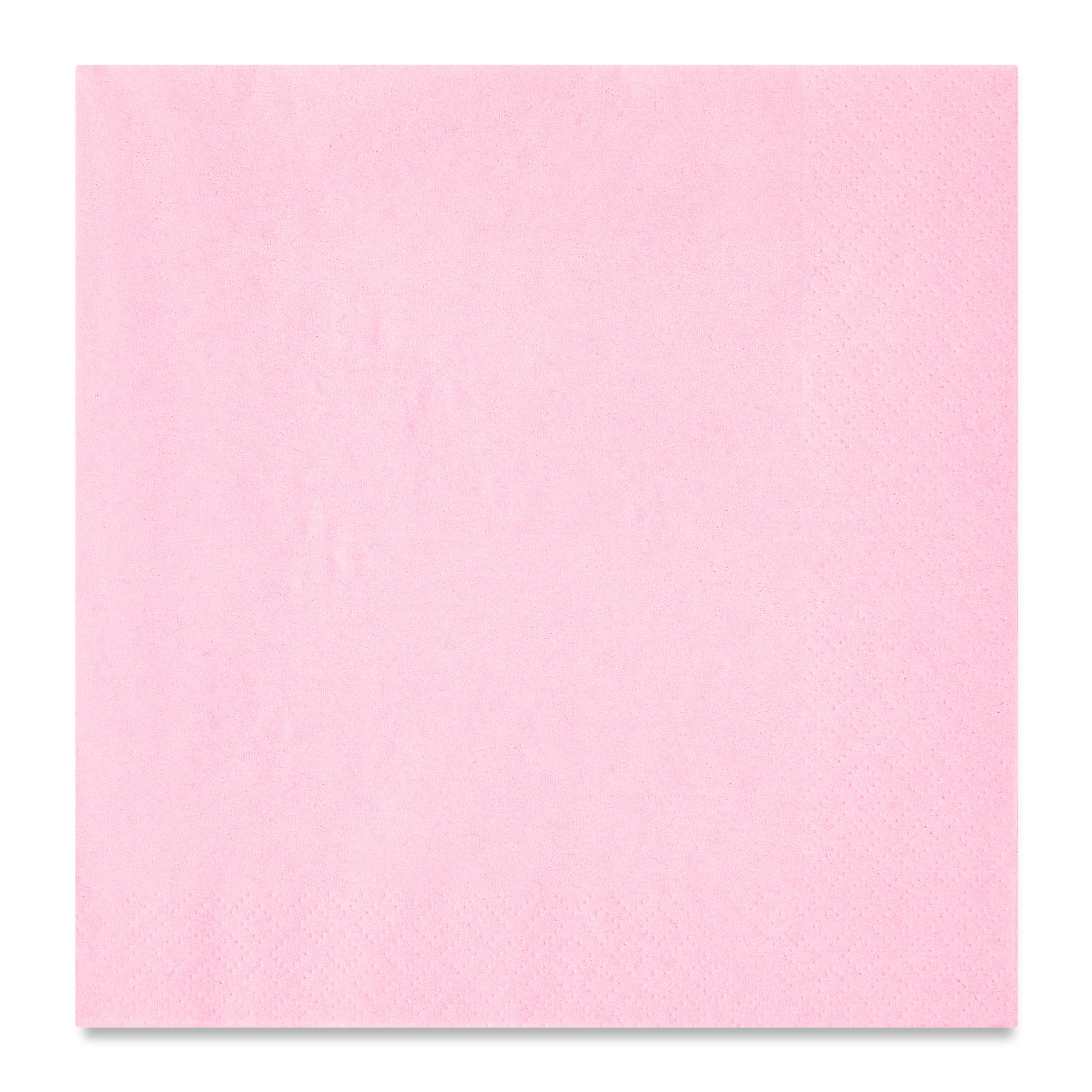 (6 pack) 24CT 6.5IN x 6.5IN Light Pink Disposable Paper Napkins by Way To Celebrate