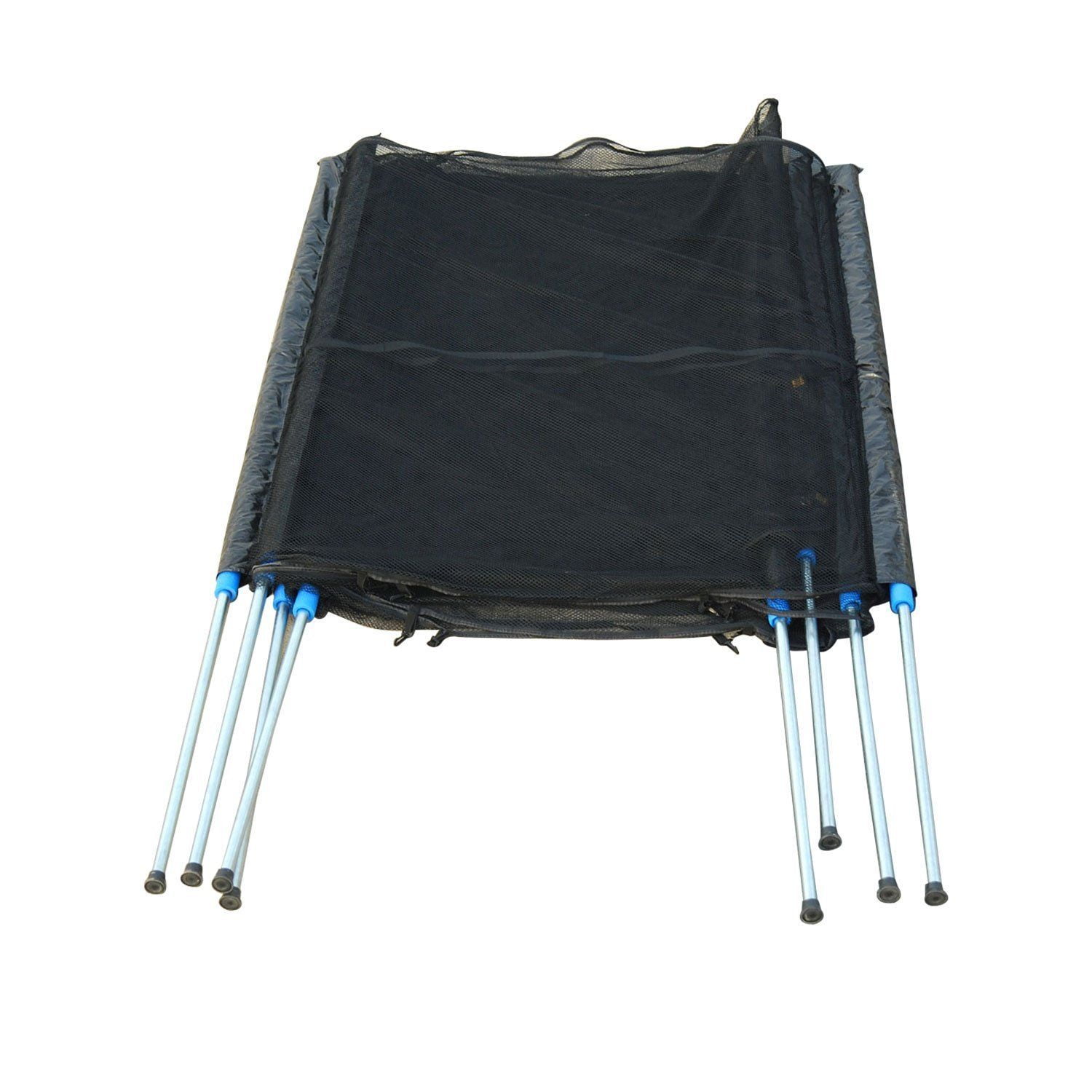 14ft Trampoline Net Enclosure Safety Fence Mesh Cover w/ 8 Poles 16