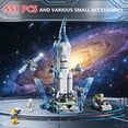 thumbnail image 3 of 551 PCS Building Blocks Toys for 6+ Years Kids Gift Idea Life Space Exploration Shuttle Toys, Space Toy Space Launcher for Boys Girls, 3 of 7