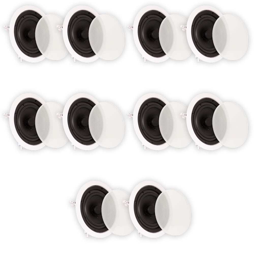 Haut-parleur Central Encastré Theater Solutions TSLCR5 - Double Woofer 5,25" - 100W RMS - Blanc - Neuf