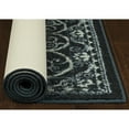 thumbnail image 3 of Mainstays India Medallion Textured Navy Gray Indoor Living Room Area Rug,7' x 10', 3 of 7