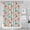 Pioneer Flower Floral-1, variant on Pioneer Flower Floral Print Pattern Shower Curtain 84"x72", Bathroom Decorative Shower Curtain Set with 12 Hooks, Waterproof Washable