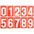 thumbnail image 1 of LEEYNEER 10pcs Score  Rectangular Score Card in Red PVC  Gamers, 1 of 8