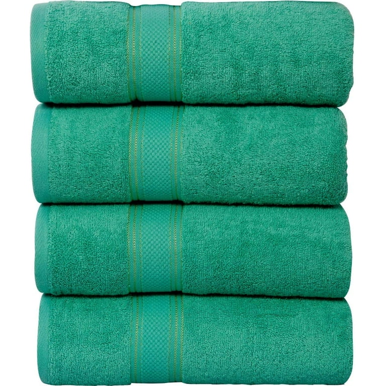 Bath Towel Set Soft Cotton Blend 2 Pack (27x54), Soft & Absorbent Towel  Set, Green for SPA Bathroom Bath Towels for Adults Chi - AliExpress