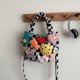 thumbnail image 5 of Bolso de hombro de lona para niñas, bolsos cruzados informales de dibujos animados, regalos divertidos para niños, 5 of 9