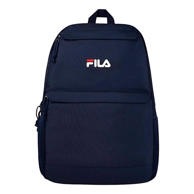 Mochila Fila Hombre Caballero Casual Escolar Lifestyle Backpack Azul Liso