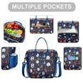 thumbnail image 4 of Sports-Themed Insulated Lunch Cooler – Foldable Lunch Tote for Gym or Weekend Tournaments, 4 of 6