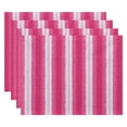 thumbnail image 5 of Simply Daisy 18" x 14" Sea Lines Stripe Print Placemat, Set of 4, 5 of 6