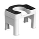 thumbnail image 1 of Taburete de inodoro antideslizante compacto para baño, silla de inodoro en cuclillas, asiento de inodoro elevado 265 cm negro blanco, 1 of 9