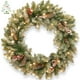 thumbnail image 2 of KG Navidad fábrica al por mayor corona de Navidad 16 pulgadas 24 pulgadas 30 pulgadas corona de Navidad preiluminada puerta delantera corona de Navidad Artificial, 2 of 4