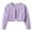 Purple, variant on Kaemgyyd Toddler Girls Cardigan Fashion Long Sleeve Knit Sweater Cover up Button Hollow out Cropped Tops for 1-9 T