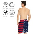 thumbnail image 5 of Lollipie Men Swim Trunks Drawstring Elastic Waist Quick Dry Beach Shorts with Mesh Lining Swimwear Bathing Suits, 5 of 7