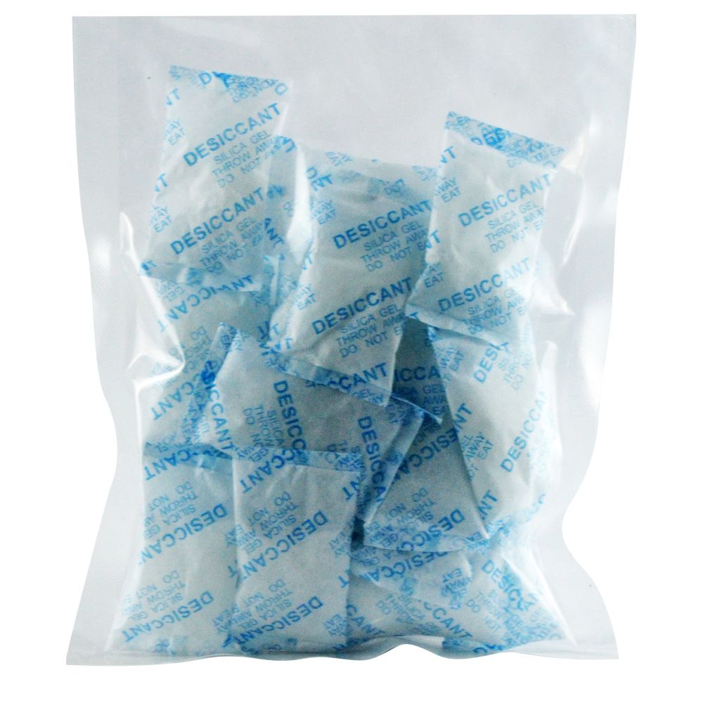 10 Gram Cotton Silica Gel Desiccants Packets, 25Pack