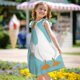 thumbnail image 5 of Fotbe Three White Geese Vestido de Dormir para Niñas de 3 a 10 Años, Mangas Cortas, Estilo Princesa, Pijama Camisón con Mangas Voladas-XX-Large, 5 of 6